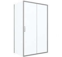 Душевой уголок Bravat Drop 120x80 BS120.3100A профиль Хром стекло прозрачное