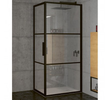 Душевой уголок Riho Grid 80x100 G004009121 (GB2080100) профиль Черный стекло прозрачное