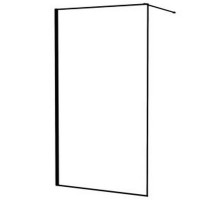 Душевая перегородка Iddis Slide 120 SLI8BS2i23 профиль Черный стекло прозрачное