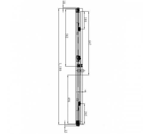 Душевой уголок Omnires Soho 120х80 L/R CLP12X + CLR80X профиль Хром стекло прозрачное