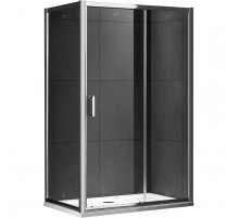 Душевой уголок Gemy Victoria S30191H-A90 100х90 профиль Хром стекло прозрачное