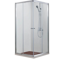 Душевой уголок Azario Greenwood 100х100 AZ-NNE1142 1000 профиль Хром стекло прозрачное