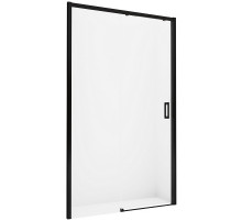 Душевая дверь New Trendy Prime Black 130 L D-0322A профиль Черный стекло прозрачное