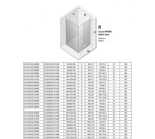 Душевой уголок New Trendy New Soleo Chrome 100х110 R D-0154A/D-0150B профиль Хром стекло прозрачное