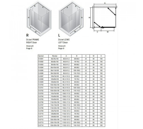 Душевой уголок New Trendy New Soleo Chrome 110х120 K-0708 профиль Хром стекло прозрачное