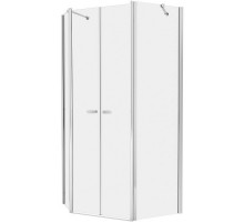 Душевой уголок New Trendy New Soleo Chrome 100х80 K-0611 профиль Хром стекло прозрачное