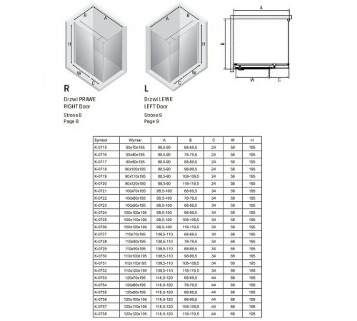 Душевой уголок New Trendy New Soleo Chrome 110х120 K-0732 профиль Хром стекло прозрачное