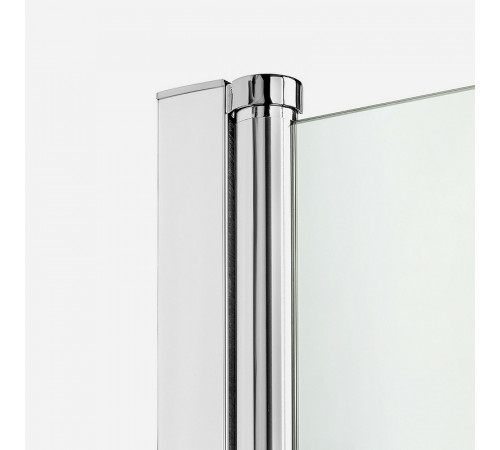 Душевой уголок New Trendy New Soleo Chrome 100x90 L K-0378 профиль Хром стекло прозрачное