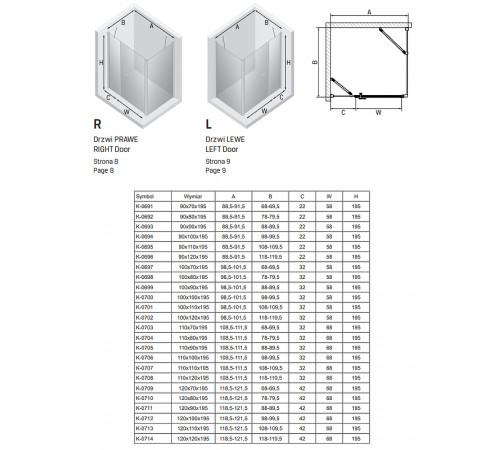 Душевой уголок New Trendy New Soleo Chrome 90x90 K-0693 профиль Хром стекло прозрачное