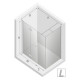 Душевой уголок New Trendy New Soleo Chrome 100x100 L K-0380 профиль Хром стекло прозрачное