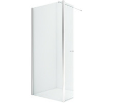Душевая перегородка New Trendy New Soleo Chrome 100 K-0346 профиль Хром стекло прозрачное
