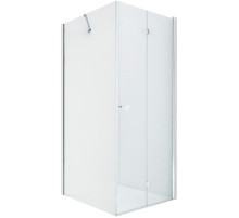 Душевой уголок New Trendy New Soleo Chrome 100х100 R D-0154A/D-0089B профиль Хром стекло прозрачное