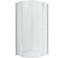 Душевой уголок New Trendy New Soleo Chrome 80х80 K-0415 профиль Хром стекло прозрачное