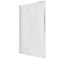 Душевая дверь New Trendy New Soleo Chrome 120 L D-0150A/D-0095B профиль Хром стекло прозрачное