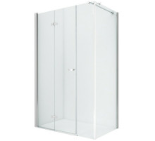 Душевой уголок New Trendy New Soleo Chrome 100x80 L K-0376 профиль Хром стекло прозрачное