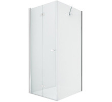 Душевой уголок New Trendy New Soleo Chrome 80х120 L D-0148A/D-0151B профиль Хром стекло прозрачное