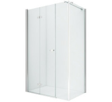 Душевой уголок New Trendy New Soleo Chrome 100x100 L K-0380 профиль Хром стекло прозрачное