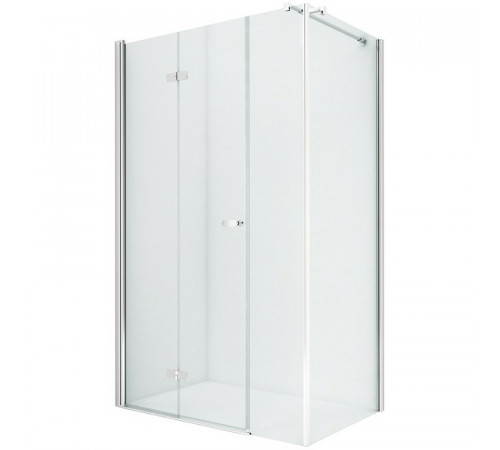 Душевой уголок New Trendy New Soleo Chrome 100x100 L K-0380 профиль Хром стекло прозрачное