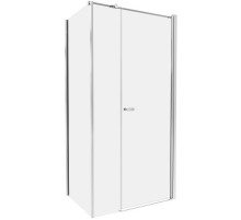 Душевой уголок New Trendy New Soleo Chrome 120х80 K-0363 профиль Хром стекло прозрачное