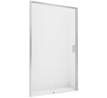 Душевая дверь New Trendy Prime Chrome 130 L D-0304A профиль Хром стекло прозрачное