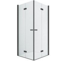 Душевой уголок New Trendy New Soleo Black 90х70 D-0235A/D-0237A профиль Черный стекло прозрачное