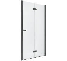 Душевая дверь New Trendy New Soleo Black 70 R D-0220A профиль Черный стекло прозрачное