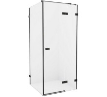 Душевой уголок New Trendy Avexa Black 100x120 R EXK-1595 профиль Черный стекло прозрачное