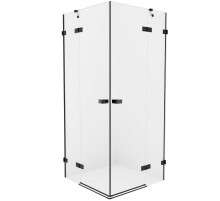 Душевой уголок New Trendy Avexa Black 100x120 EXK-1619 профиль Черный стекло прозрачное