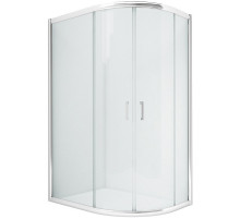 Душевой уголок New Trendy New Varia Chrome 100х80 K-0505 профиль Хром стекло прозрачное
