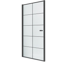 Душевая дверь New Trendy New Varia Black 70 D-0275A профиль Черный стекло прозрачное