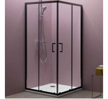 Душевой уголок Kolpa San Eco Quat TKK 90x90 515280 профиль Черный стекло прозрачное