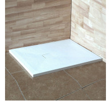 Душевой поддон из искусственного камня RGW STT ST-0128W 80x120x2,5 Белый