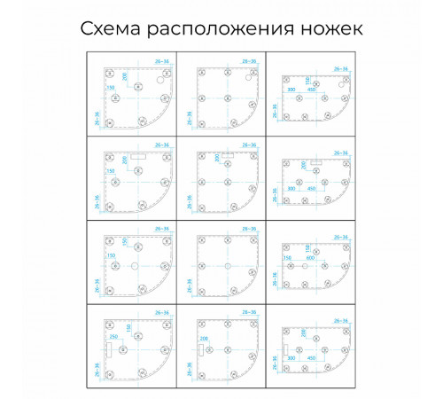 Душевой поддон из искусственного камня RGW Stone Tray ST/R-Be 90x90 16153099-03 Бежевый Слоновая кость