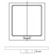 Душевой поддон из искусственного камня RGW STA-01W 90x90 16330199-01 Белый