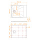 Душевой поддон из стеклопластика RGW TSS-W 100x80 553502810-01 Белый