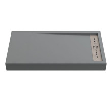 Душевой поддон из искусственного камня Creto Scala 160x90 3-0023 Серый