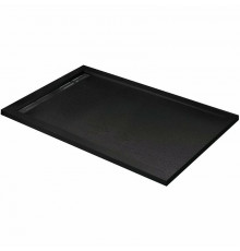 Душевой поддон из искусственного камня Cezares Tray AS 120х90 TRAY-AS-AH-120/90-30-NERO Черный матовый