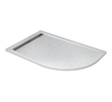 Душевой поддон из искусственного камня Cezares Tray AS 120x80 L TRAY-AS-RH-120/80-30-W-L Белый