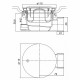 Акриловый поддон для душа Cezares Tray A 120x90 R TRAY-A-RH-120/90-550-15-W-R Белый