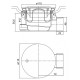 Акриловый поддон для душа Cezares Tray A 120x100 R TRAY-A-RH-120/100-550-15-W-R Белый