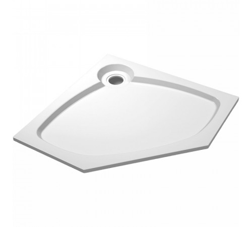 Душевой поддон из искусственного камня Cezares Tray S 100х100 TRAY-S-P-100-56-W Белый