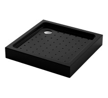 Акриловый поддон для душа Veconi Tezeo TZ-52B 90x90 TZ52B-90-C5 Черный