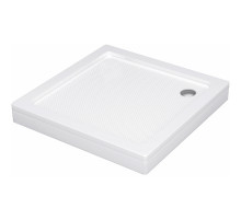Акриловый поддон для душа WasserKRAFT Amper 80x80 29T02 Белый глянец