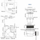 Акриловый поддон для душа WasserKRAFT Isen 80x80 26T00 Белый глянец