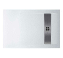 Душевой поддон из искусственного камня STWORKI Эстерсунд 120x90 440689 Белый