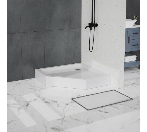 Акриловый поддон для душа BelBagno Tray 90x90 TRAY-BB-P-90-15-W Белый