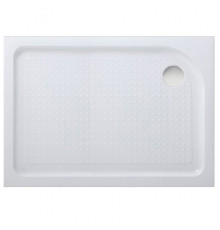 Акриловый поддон для душа BelBagno Tray R 100x80x15 TRAY-BB-AH-100/80-15-W-R Белый R с антискользящим покрытием