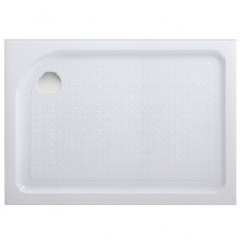 Акриловый поддон для душа BelBagno Tray L 100x80x15 TRAY-BB-AH-100/80-15-W-L Белый L с антискользящим покрытием