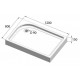 Акриловый поддон для душа BelBagno Tray 120x80 L TRAY-BB-AH-120/80-15-W-L Белый