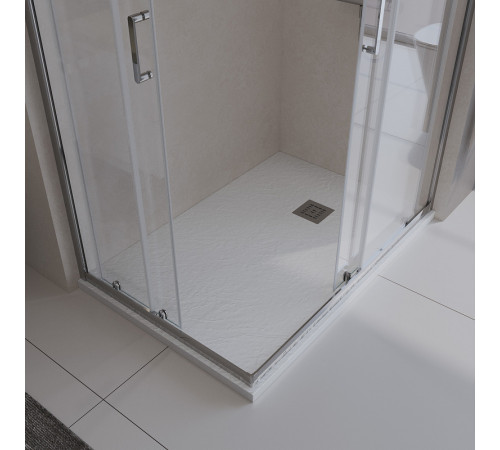 Душевой поддон из искусственного камня BelBagno Uno 120x90 TRAY-MR-UNO-AH-120/90-35-W Белый